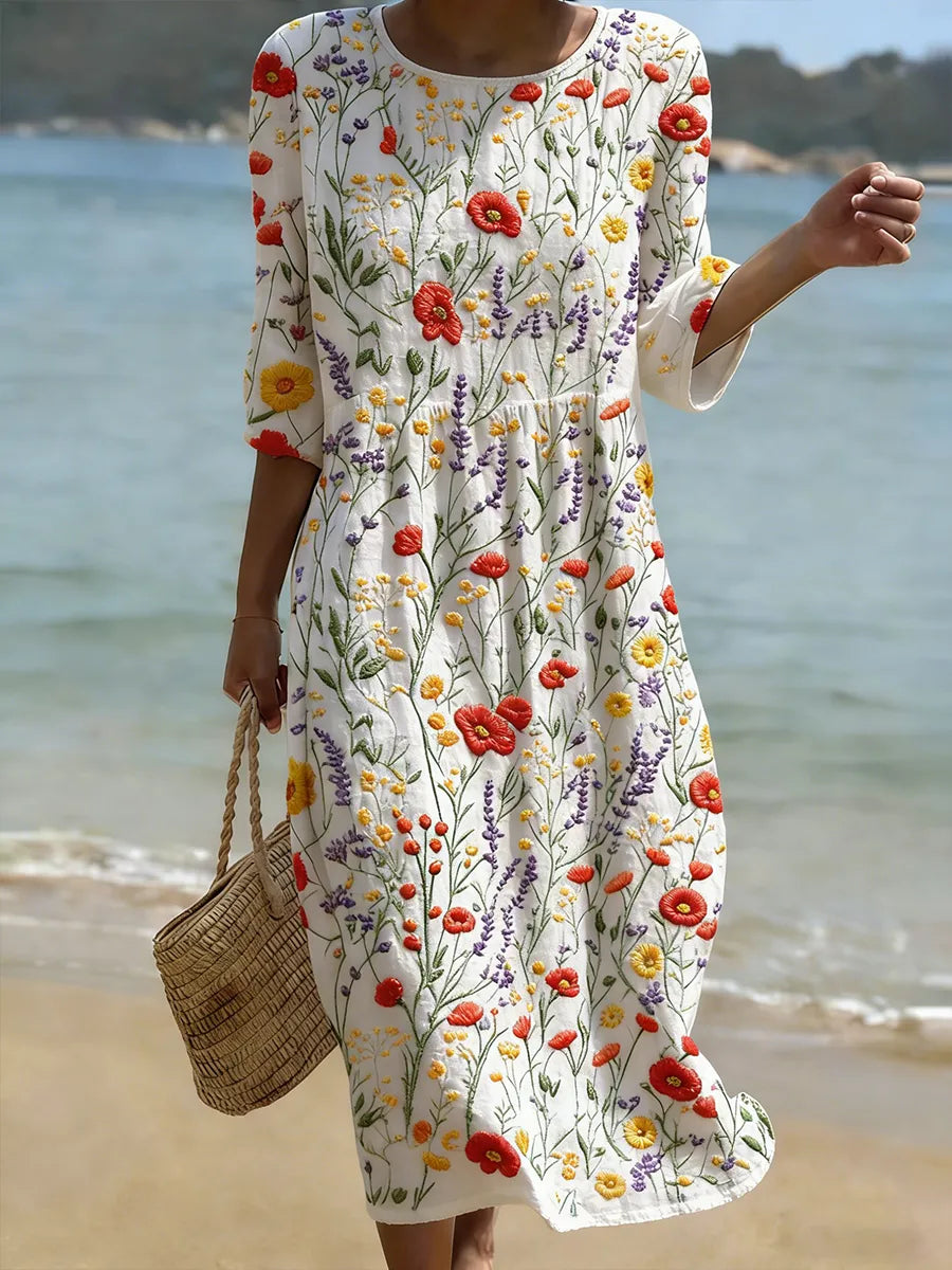 Floral Print Shirt Dress – Zenith Moda