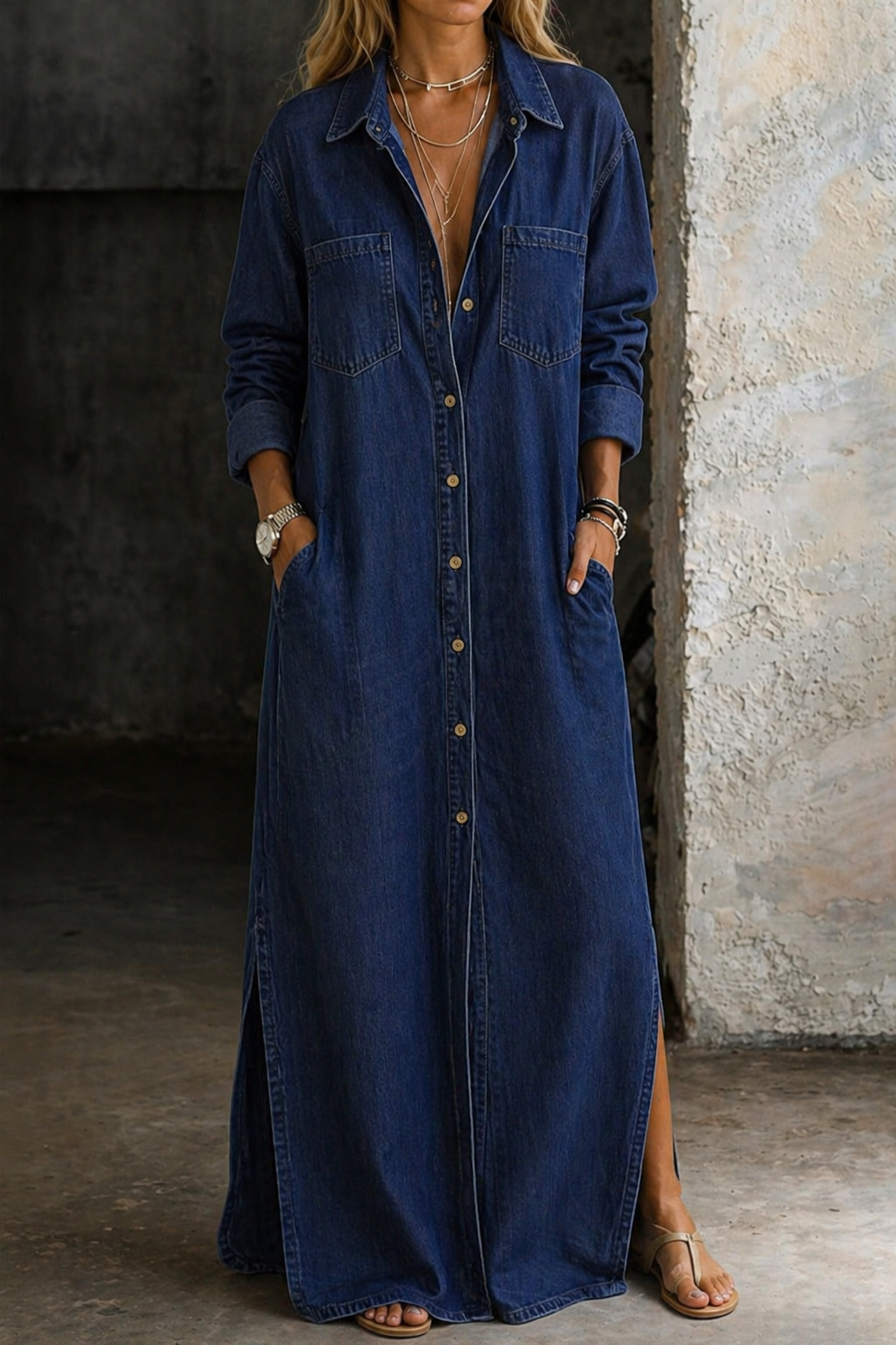 Diana | Button-Front Dress