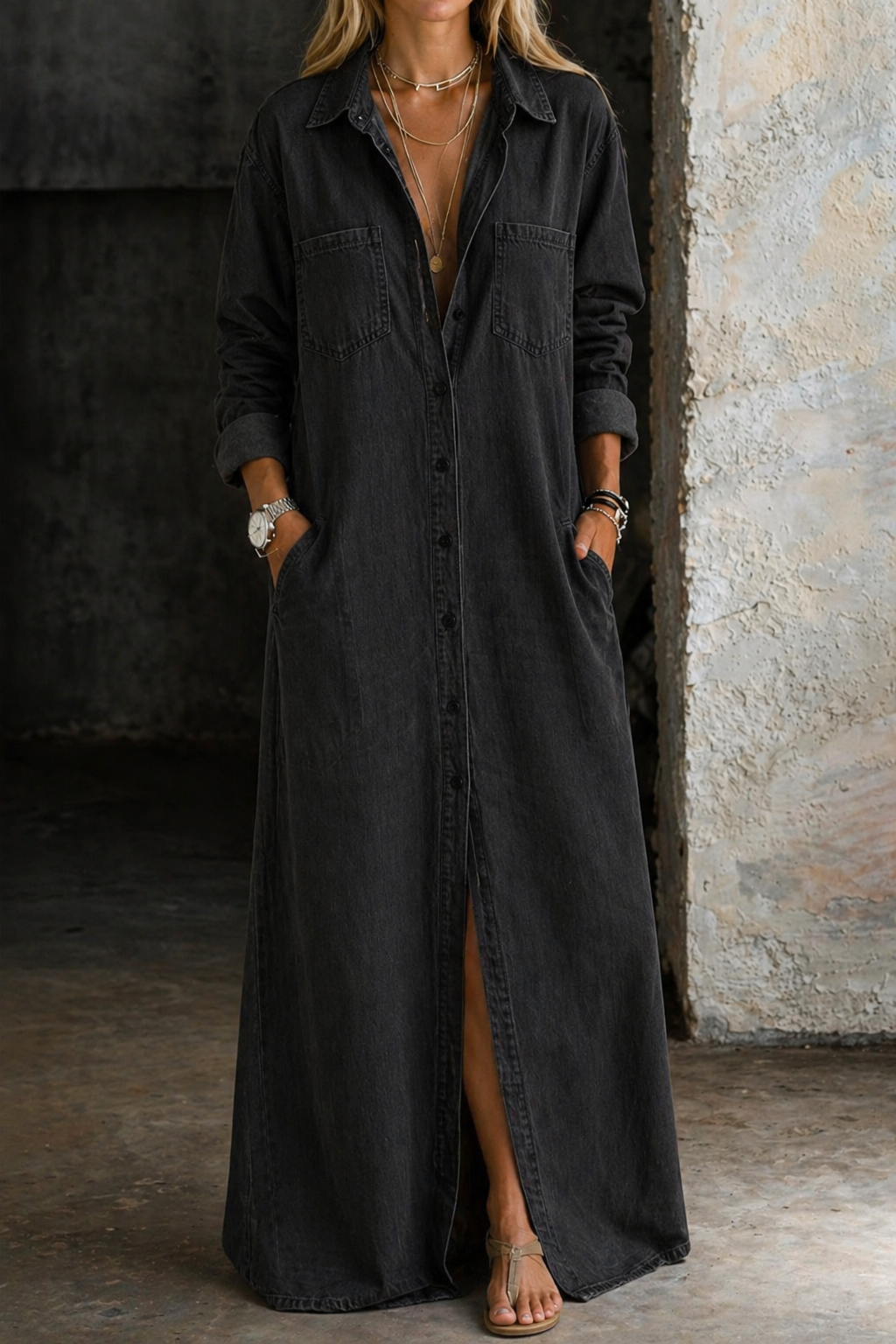 Diana | Button-Front Dress