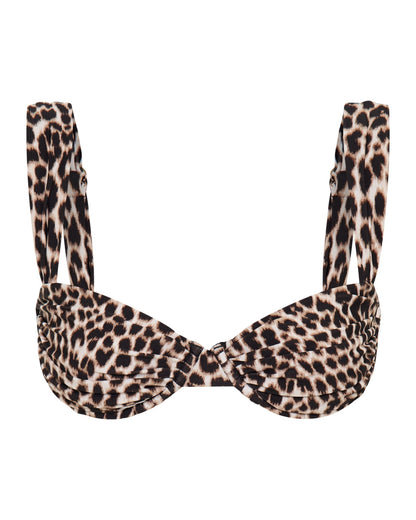 Top de bikini SIENNA en Leopardo