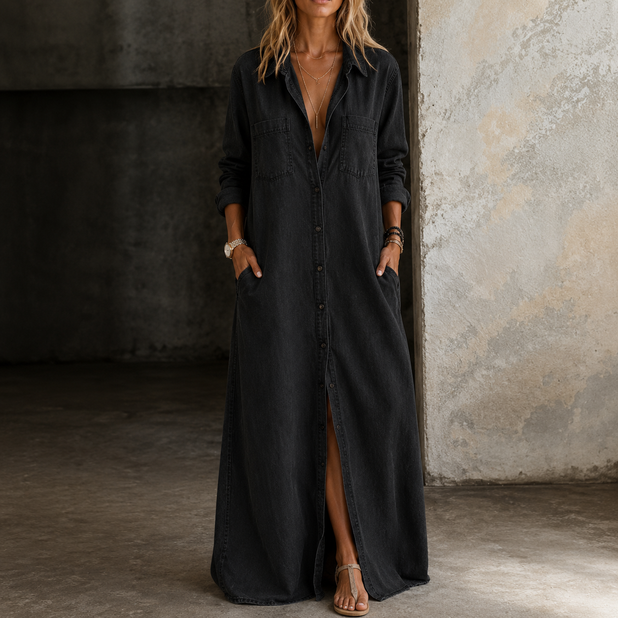 Kennedy | Denim Dress