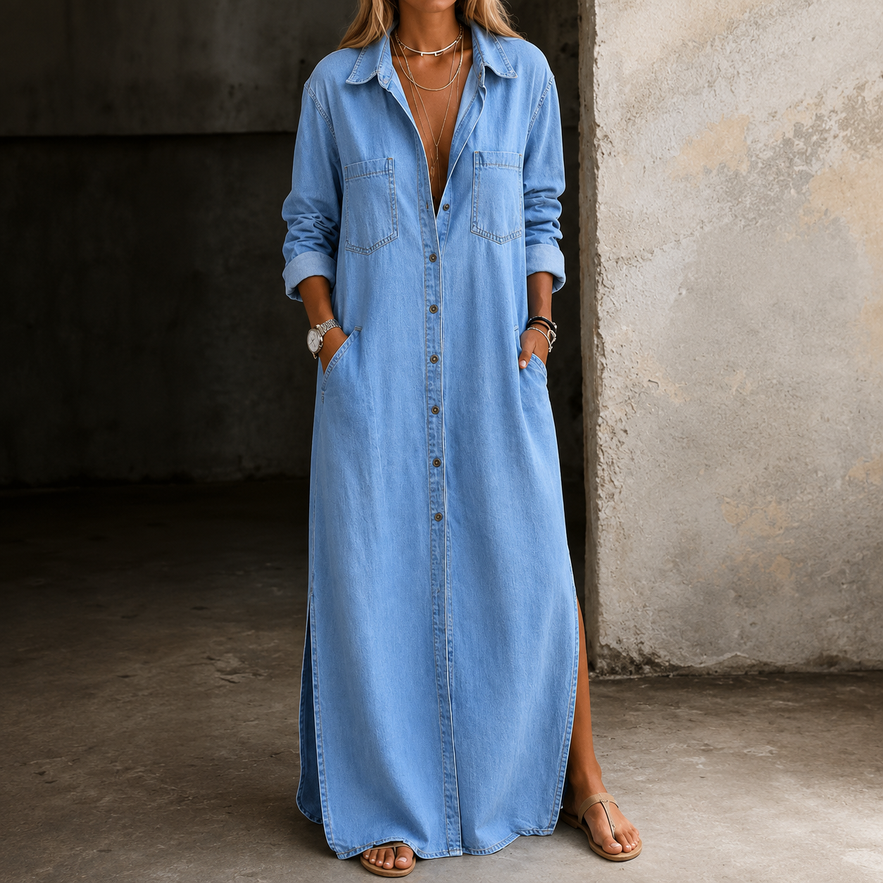 Kennedy | Denim Dress