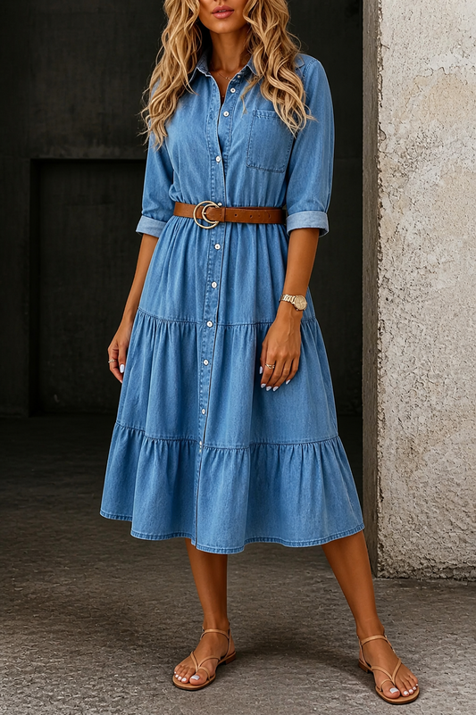 Bárbara | Casual Chic Denim Dress