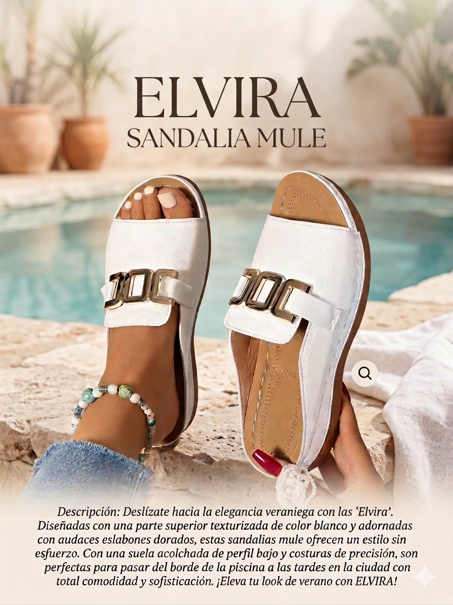 ELVIRA – Sandalia Mule
