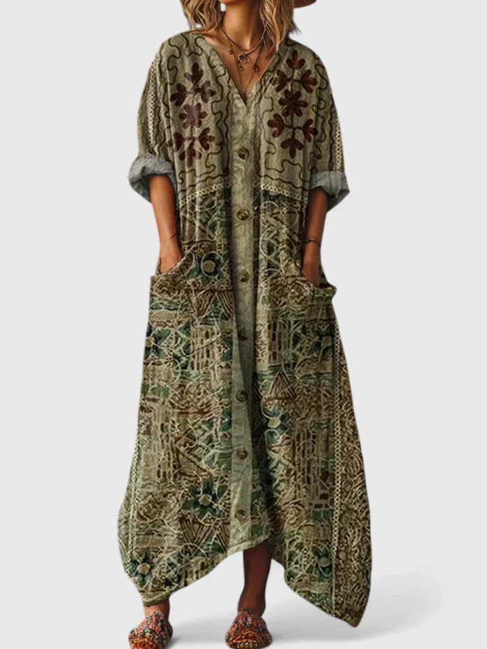Willow™ Button Maxi Dress
