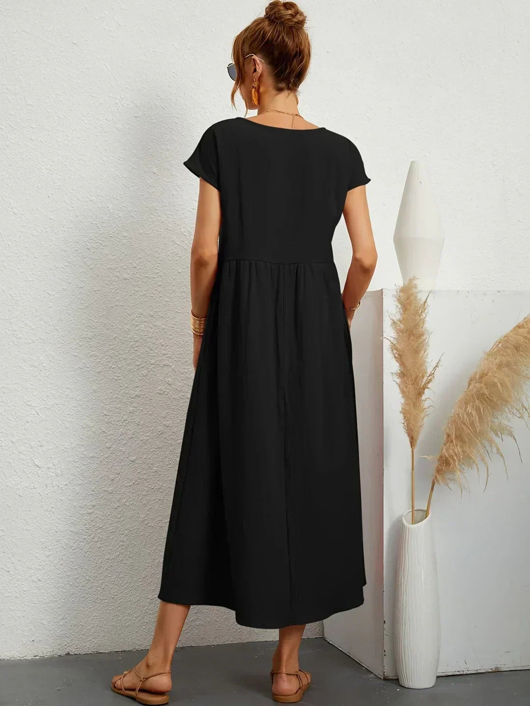 Gabrielle midi dress - Military Green