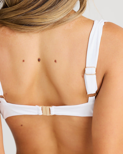 Top de bikini SIENNA en Blanco