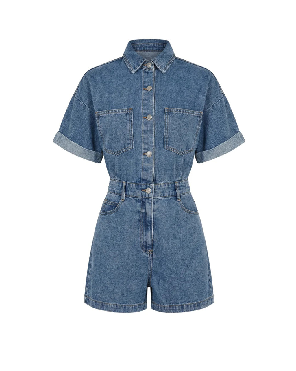 Mono Denim ( Enterizo corto)