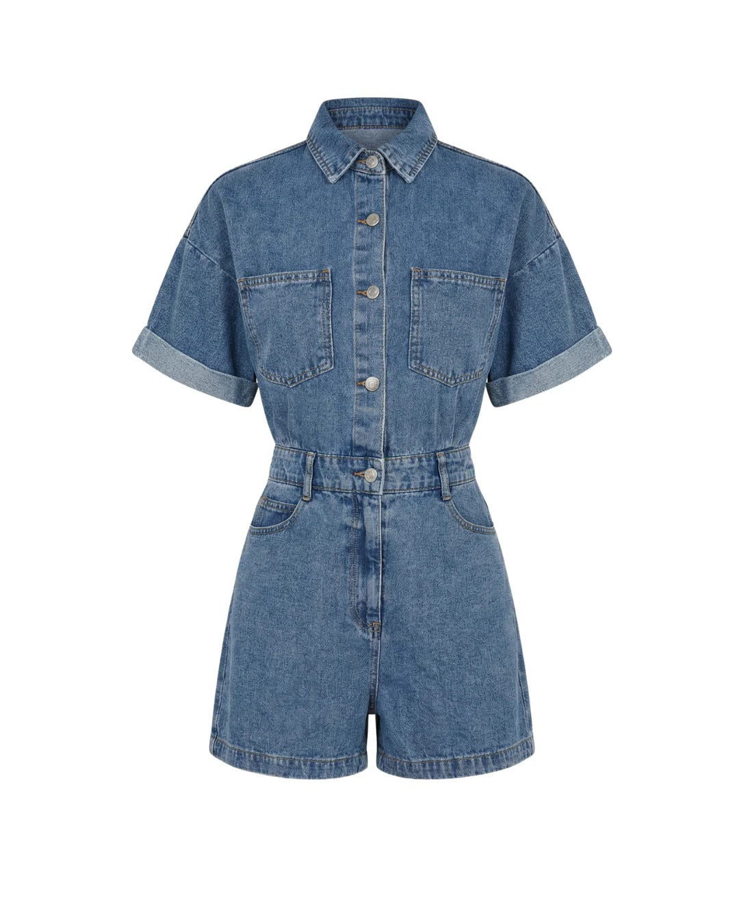 Mono Denim ( Enterizo corto)