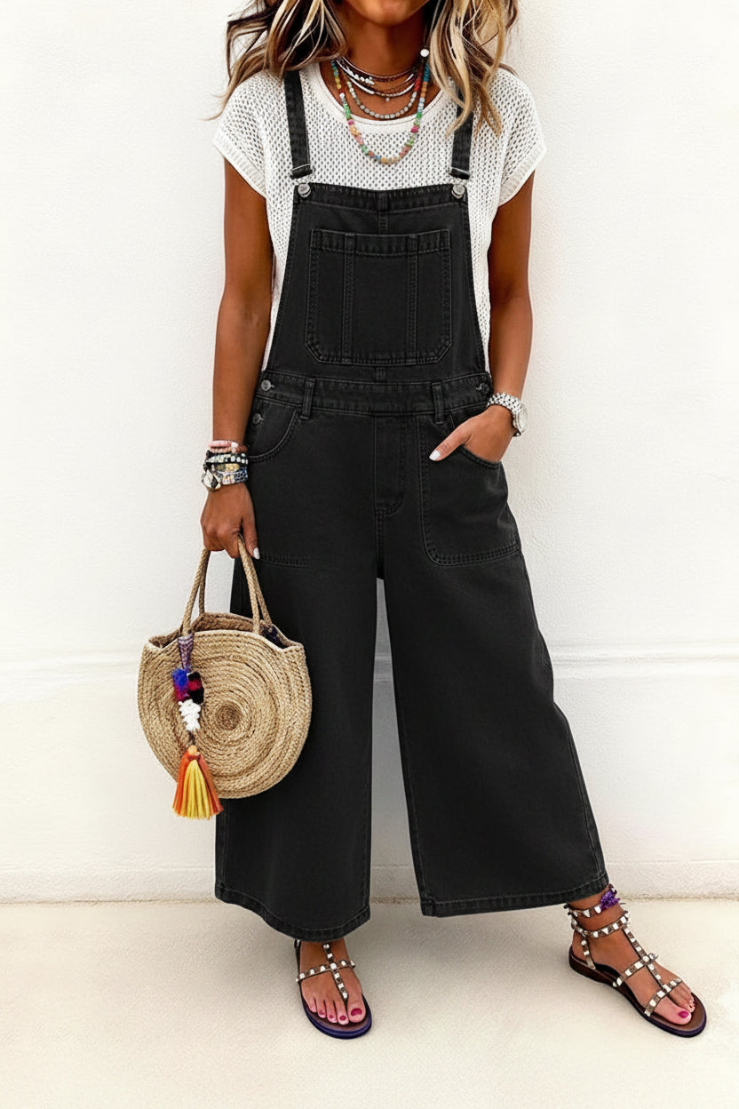 Isabel | Wide-Leg Strap Jumpsuit