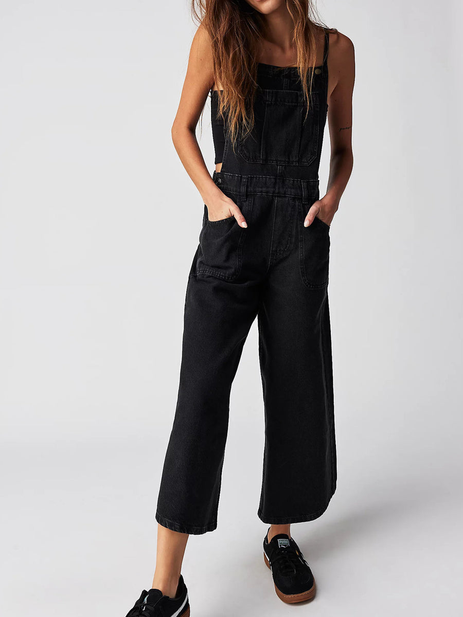Isabel | Wide-Leg Strap Jumpsuit