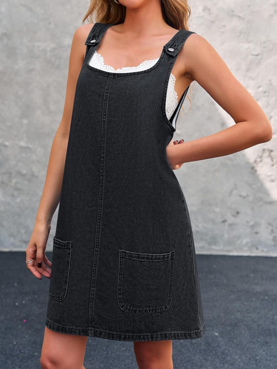 Lisa | Casual Overall-Style Denim Dress