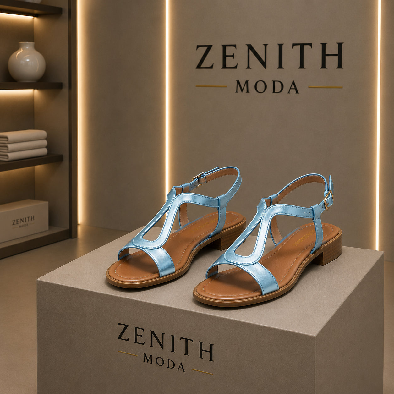 Capri | Elegant Flat Summer Sandals