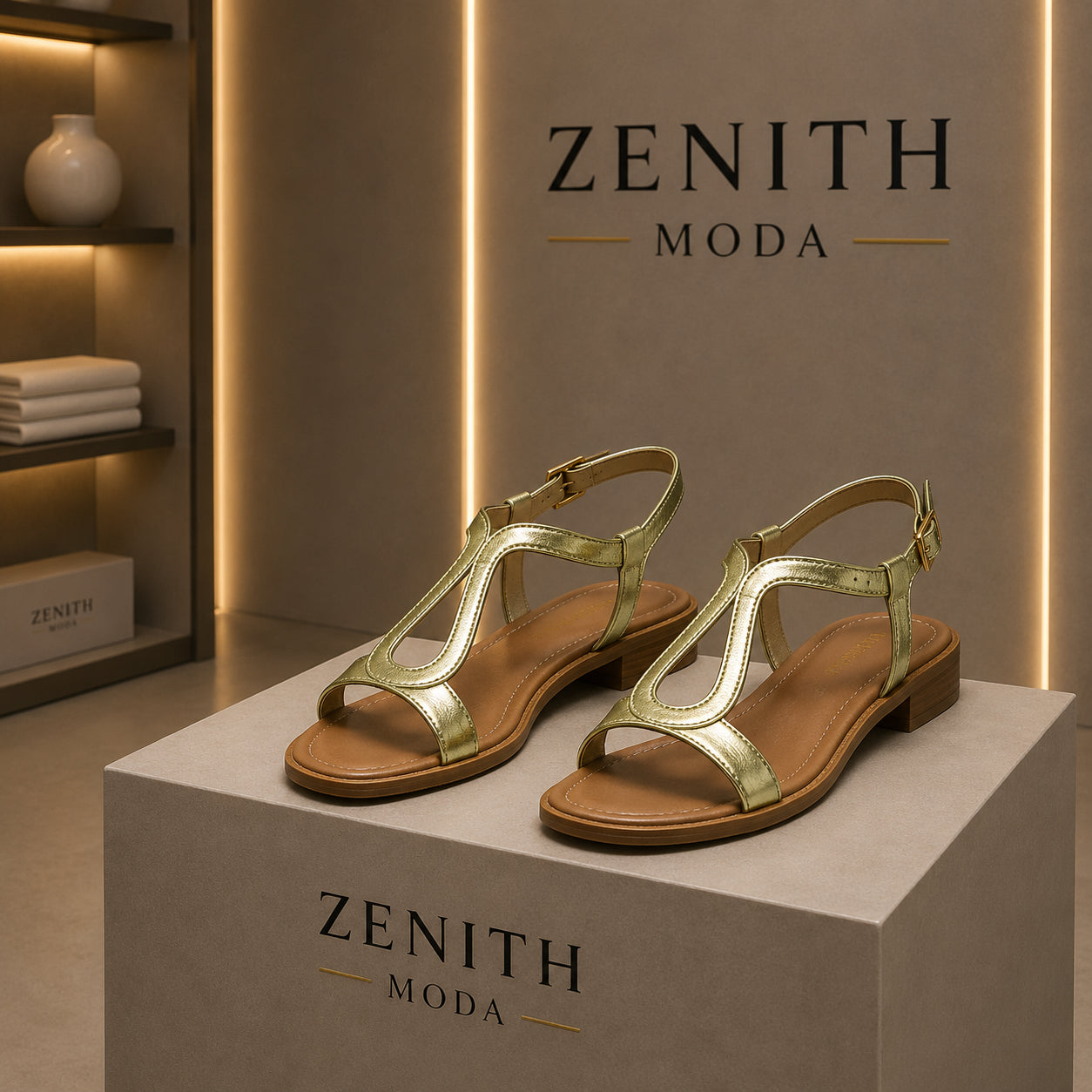 Capri | Elegant Flat Summer Sandals