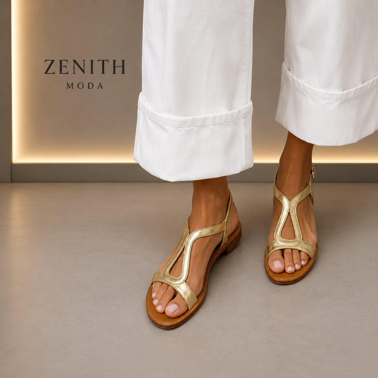 Capri | Elegant Flat Summer Sandals