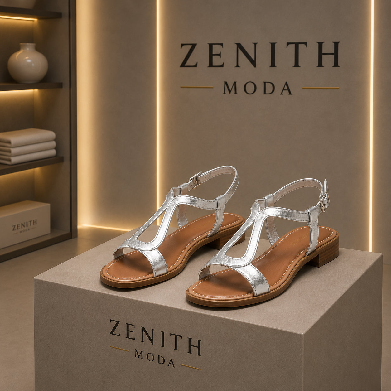 Capri | Elegant Flat Summer Sandals